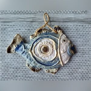 Ceramic Fish Wall Hanging Decor